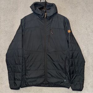 Fjallraven Medium Keb Padded Hoodie Light Black